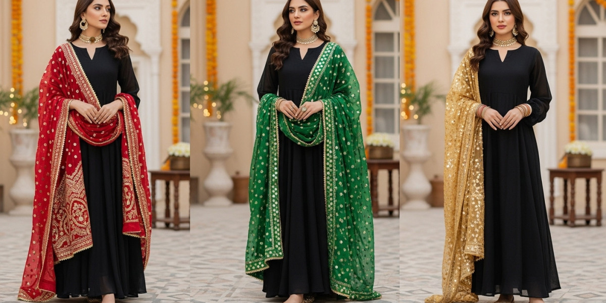 Black Maxi Dress Pakistan Elegant Party and weddings Outfit Ideas