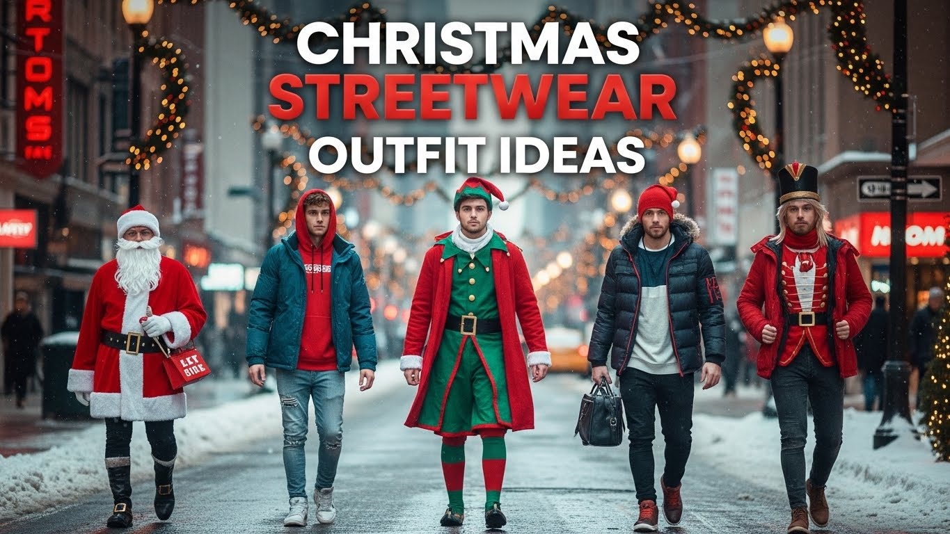 Christmas streetwear outfit ideas